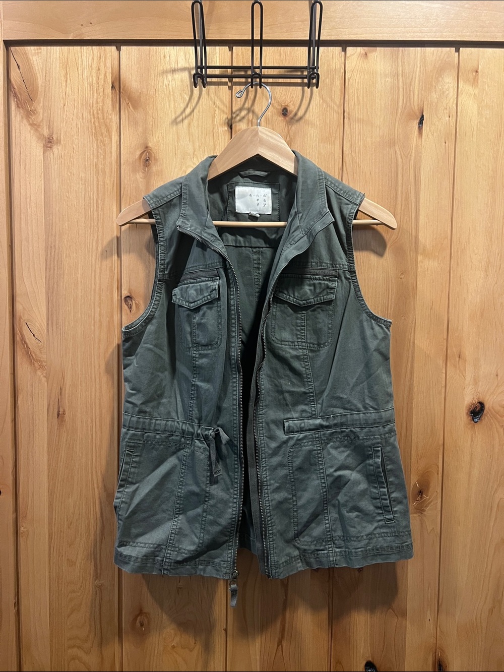a new day Olive Green Utility Vest - Women’s Medium